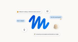 Meta Muse launch artwork with the AI agent logo and task message bubbles