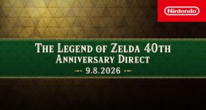 Official Nintendo thumbnail for the Zelda anniversary Direct on September 8, 2026.