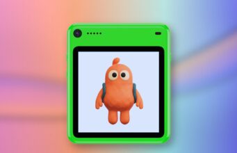 Freckle Phone Costs $199 and Targets a December Debut Freckle phone in green with an orange character on its screen against a coral and blue editorial background