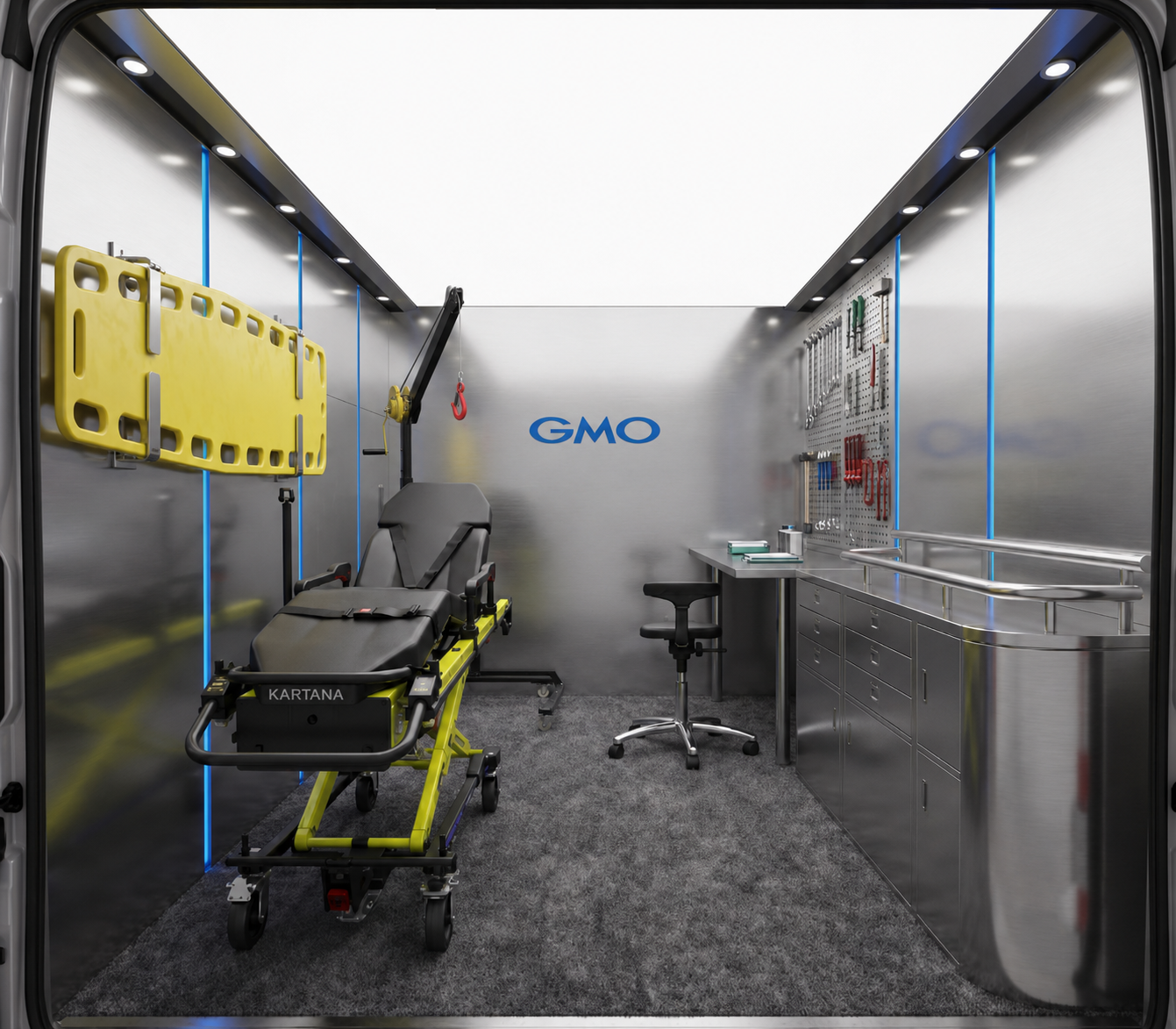 GMO Humanoid Ambulance Brings Robot Repairs On Site