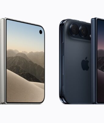 iPhone Duo starts at $1,999: screens, cameras and launch date iPhone Duo in Star White and Night Sky, showing the outer screens and rear cameras