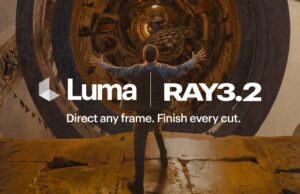 Luma Ray3.2 shown as one of the best AI tools for 3D camera moves