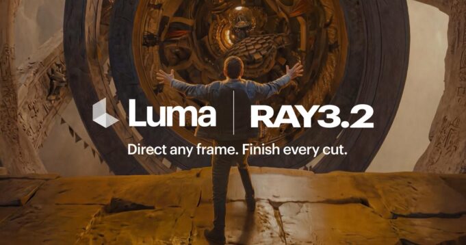Luma Ray3.2 shown as one of the best AI tools for 3D camera moves