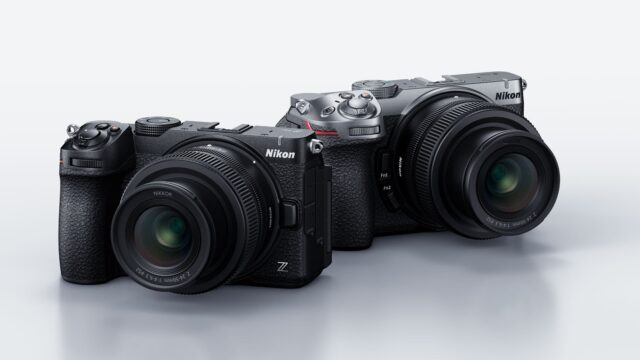 nikon-z5iic-black-silver Nikon Z5IIC full-frame mirrorless cameras in black and silver with the 24-50mm kit lens