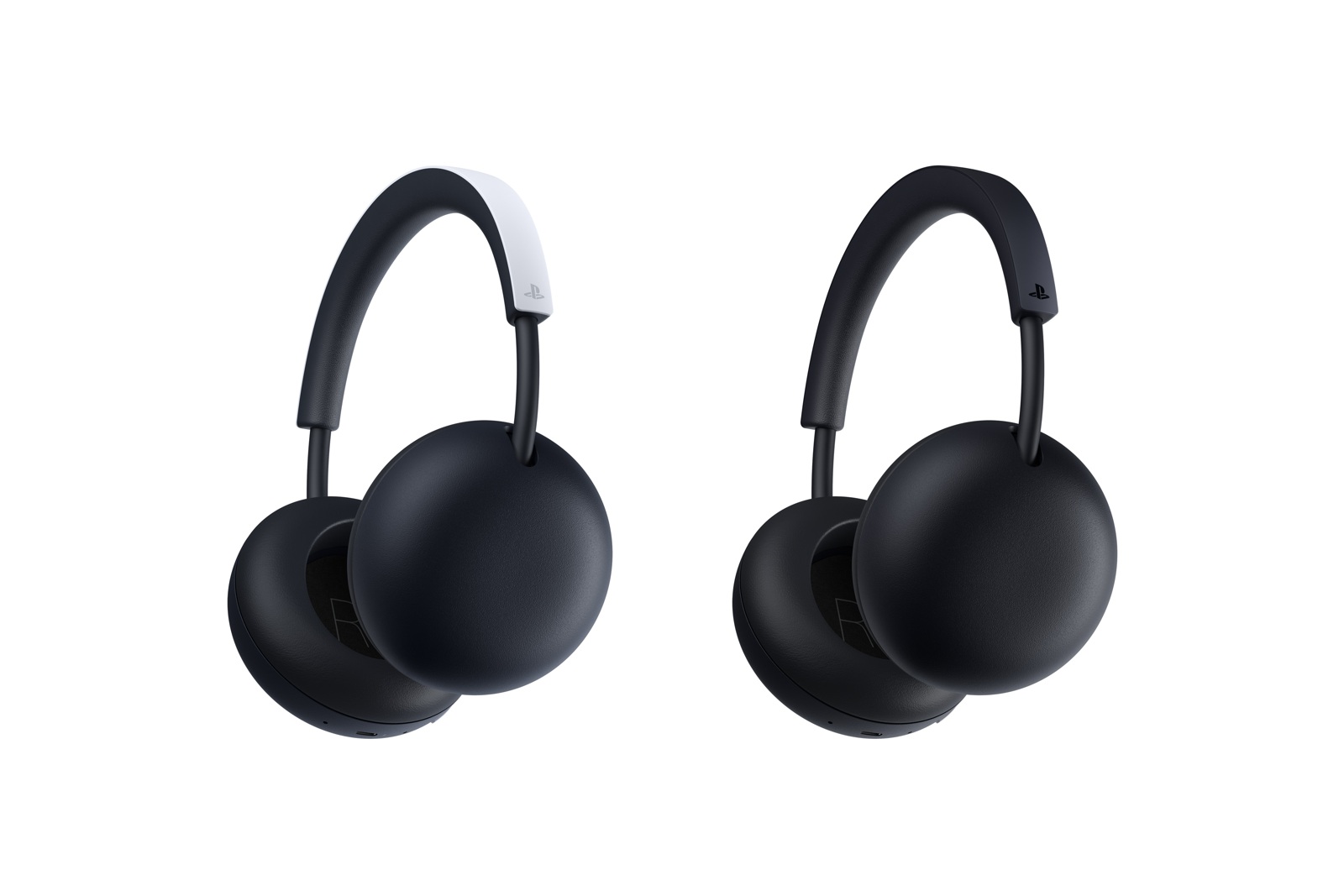 PlayStation Pulse wireless headset in White and Midnight Black