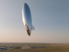 Sceye ST1 Airship Completes a Record Stratospheric Round Trip to Japan Sceye ST1 stratospheric airship in flight over the desert