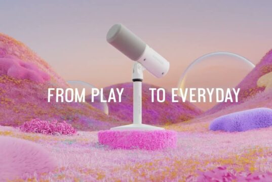 Shure MV6 Gen 2 white USB microphone in Shure's official launch artwork