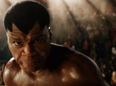Fighter in a packed arena in an official still from the new Street Fighter movie trailer