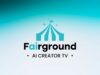 Fairground AI Creator TV title card, the free AI film channel now on The Roku Channel