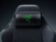 Razer Clio X Is a $110 Speaker Head Cushion for Gaming Chairs Razer Clio X wireless speaker head cushion strapped to the headrest of a black Razer gaming chair