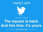 Tweet.app Rebrand Follows Split Ruling in X Corp Twitter Case Tweet.app social card with a white bird on sky blue reading The square is back, and this time it's yours