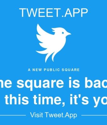Tweet.app Rebrand Follows Split Ruling in X Corp Twitter Case Tweet.app social card with a white bird on sky blue reading The square is back, and this time it's yours