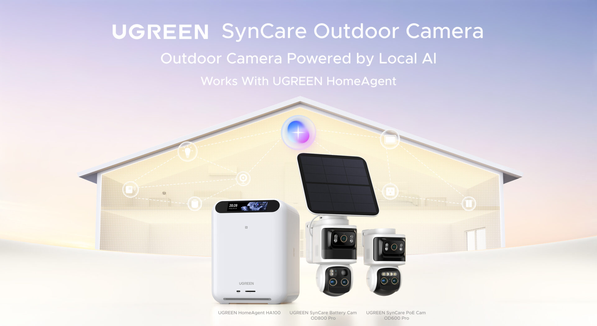 UGREEN HomeAgent HA100 with SynCare smart home cameras