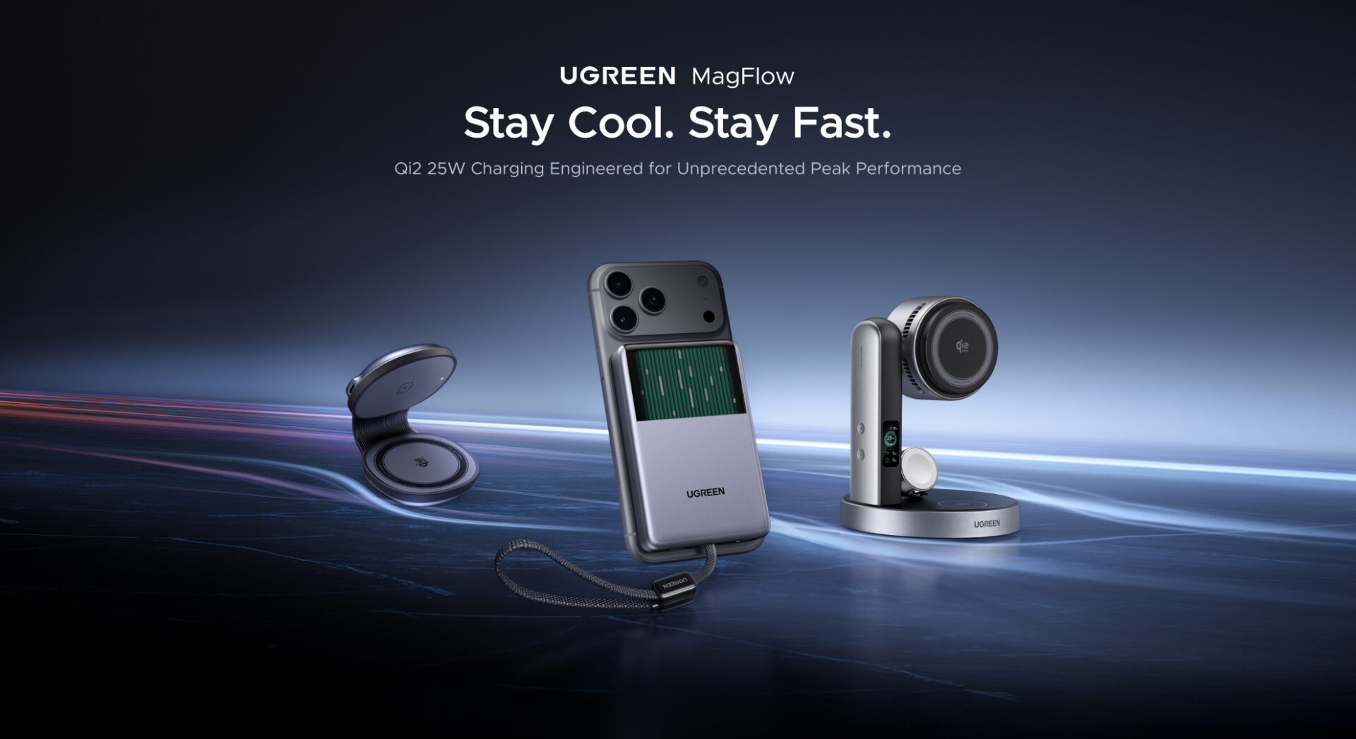 UGREEN MagFlow Qi2 25W charger lineup