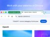 ChatGPT Chrome extension controlling a browser tab alongside OpenAI news