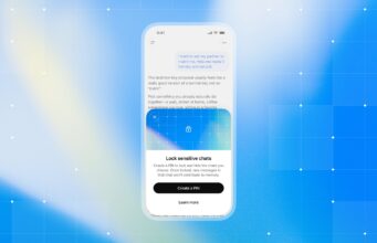 ChatGPT Locked Chats Hide Sensitive Threads Behind a 4-Digit PIN OpenAI ChatGPT mobile interface showing the Lock sensitive chats onboarding sheet and Create a PIN button