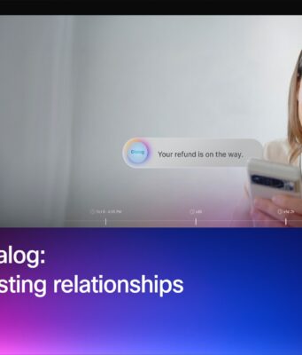 Cisco Unveils Webex Dialog Agentic Harness at WebexOne WebexOne 2026 graphic introducing Dialog, with a customer seeing a refund message on a phone