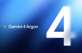 Gemini 4 Argon Is Google’s New Frontier Model, but Most People Can’t Use It Yet Gemini 4 Argon logo next to a large numeral 4 on a blue gradient background