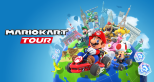 Mario Kart Tour: Stats Remain Until January 12 Mario Kart Tour artwork with Mario and other racers around a globe