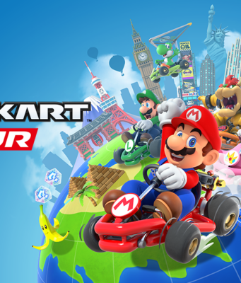 Mario Kart Tour: Stats Remain Until January 12 Mario Kart Tour artwork with Mario and other racers around a globe