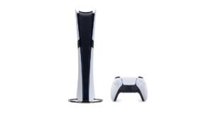 PS5 Pro Lottery at Sony Store Japan Needs 60 Hours of Play PlayStation 5 Pro console standing upright next to a DualSense wireless controller