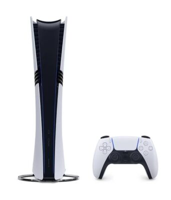 PS5 Pro Lottery at Sony Store Japan Needs 60 Hours of Play PlayStation 5 Pro console standing upright next to a DualSense wireless controller
