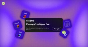 Spotify Music Quiz Expands to 2,000+ Artists Spotify Music Quiz announcement graphic from Spotify's newsroom.