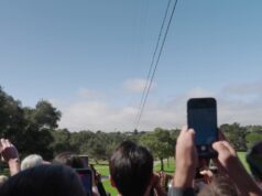 Project Suncatcher Prototype Satellite Is in Orbit People watch the Project Suncatcher Transporter-18 launch from the ground