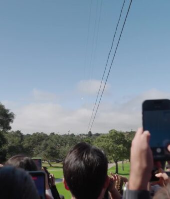 Project Suncatcher Prototype Satellite Is in Orbit People watch the Project Suncatcher Transporter-18 launch from the ground