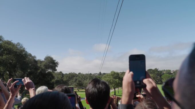 Project Suncatcher Prototype Satellite Is in Orbit People watch the Project Suncatcher Transporter-18 launch from the ground