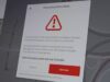 Tesla Emergency Drive Away dialog with a warning triangle, instructions to hold the brake and tap Activate, and a note about camera recordings