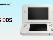 Anbernic RG DDS Is a Dual-Screen Handheld Sized for 3DS Games White Anbernic RG DDS handheld shown open with two dark screens on a light blue background beside the ANBERNIC and RG DDS wordmarks