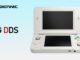 Anbernic RG DDS Is a Dual-Screen Handheld Sized for 3DS Games White Anbernic RG DDS handheld shown open with two dark screens on a light blue background beside the ANBERNIC and RG DDS wordmarks