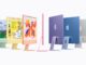Apple iMac M6 lineup in green, yellow, orange, pink, purple, blue and silver