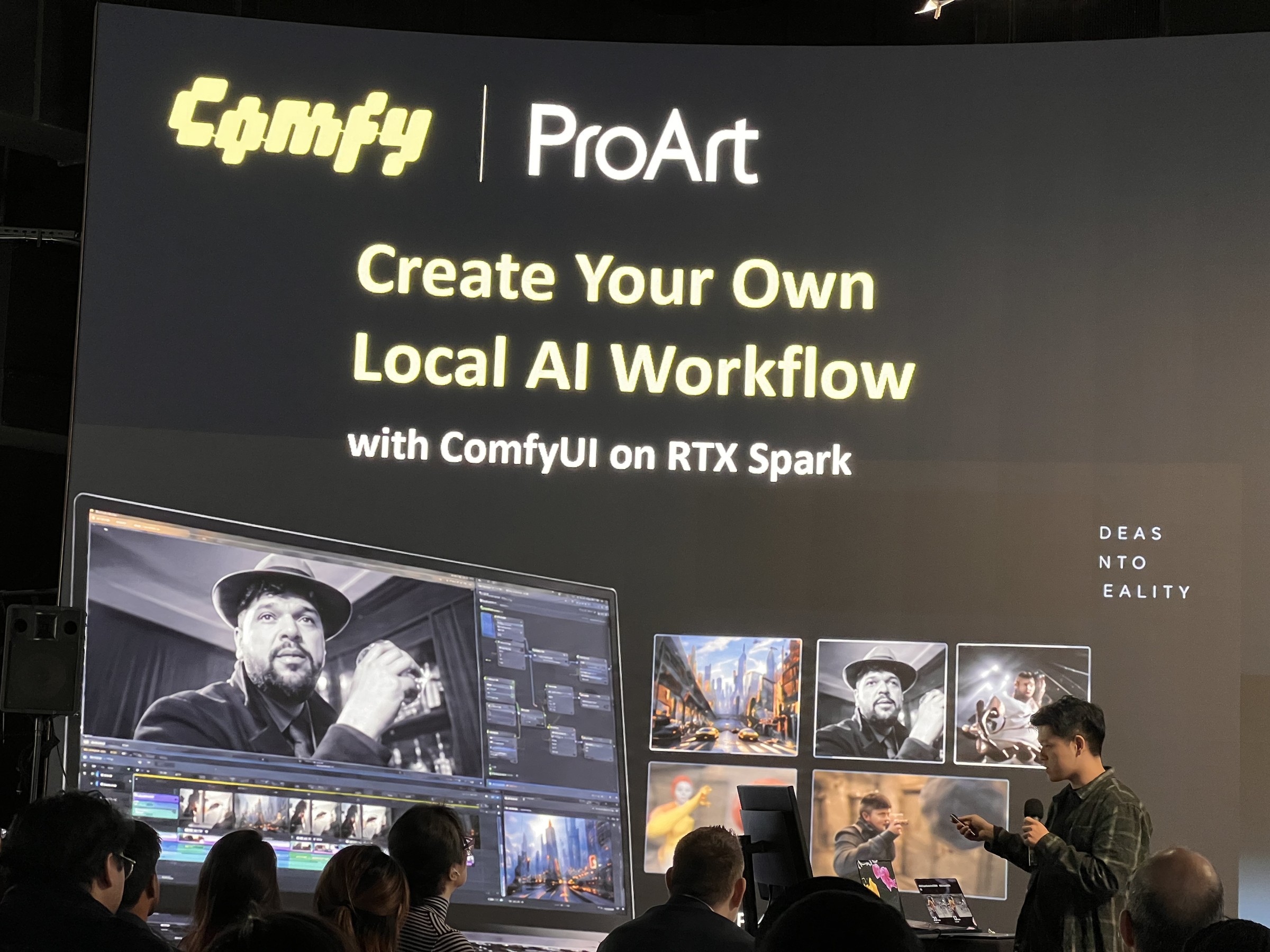 Comfy and ProArt presentation introduces local AI workflows with ComfyUI on RTX Spark
