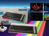 THE 800XL Revives Atari Cartridges and BASIC for 2027 THE 800XL computer, joystick and retail box beside game screenshots in Atari's official image
