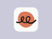 Claude Duet app icon with an orange circle and black looping line on a pale purple background