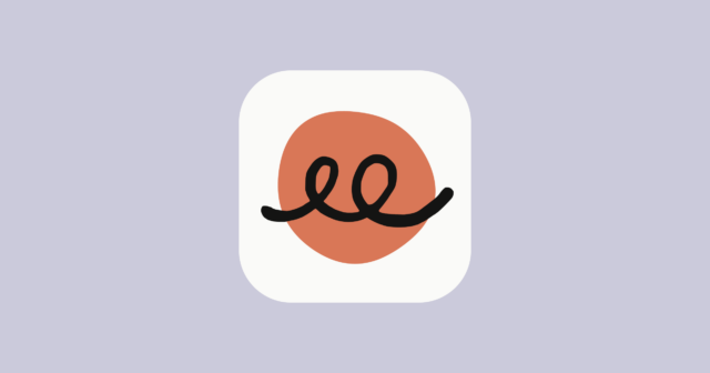 tmm-claude-duet-official-app-icon Claude Duet app icon with an orange circle and black looping line on a pale purple background