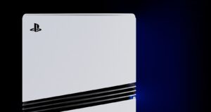 GameStop PS5 Pro Used Listing Is $500 Over Sony’s US Price Close-up of the white PS5 Pro console and its black fins