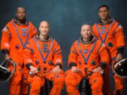 NASA Artemis III astronauts Andre Douglas, Luca Parmitano, Randy Bresnik and Frank Rubio