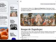 Siri AI in CarPlay on iOS 27 skips phones without Apple Intelligence Apple Intelligence marketing still of a tablet Siri app: a left column of cards such as Healthy 30 Minute Recipes and a right pane answering What’s the largest park in Mexico City? with Bosque de Chapultepec